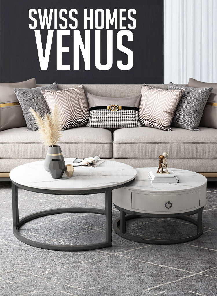 Venus Series | Luxe Salontafels – Mystic White