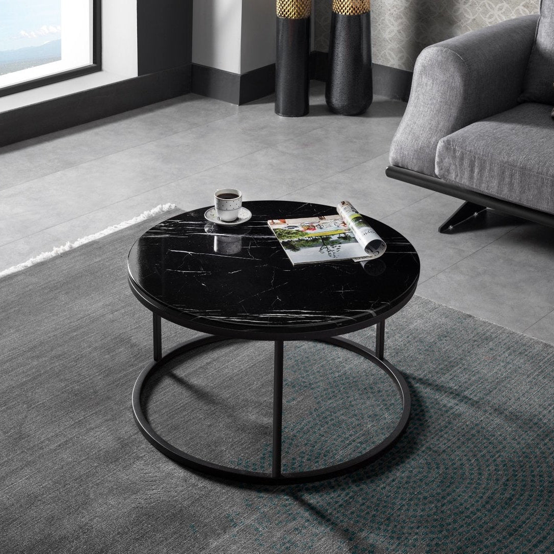 Luxe Salontafels | Marquana Black - Set van 2
