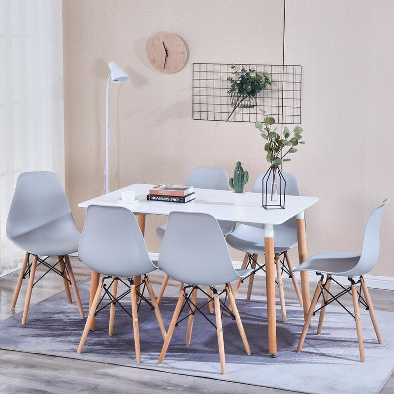 Vista Eetkamerstoelen | Space Gray - Set van 4