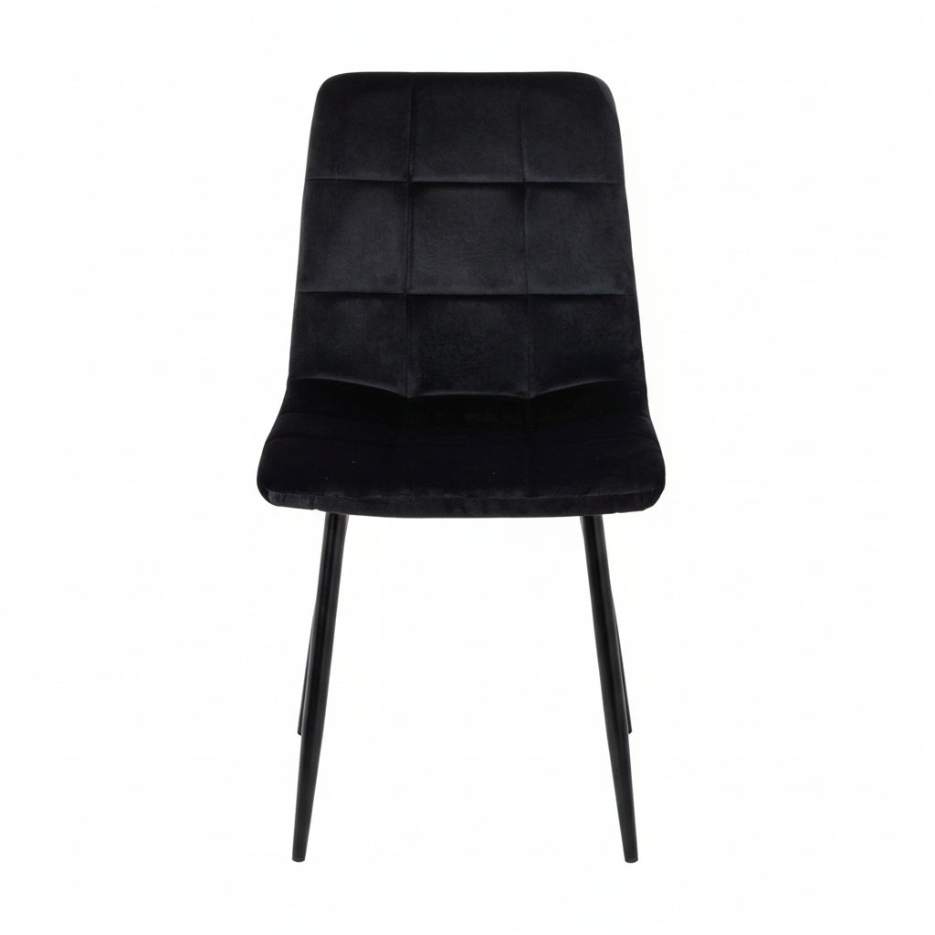 Rubi | Velvet – Zwart  – Set van 4