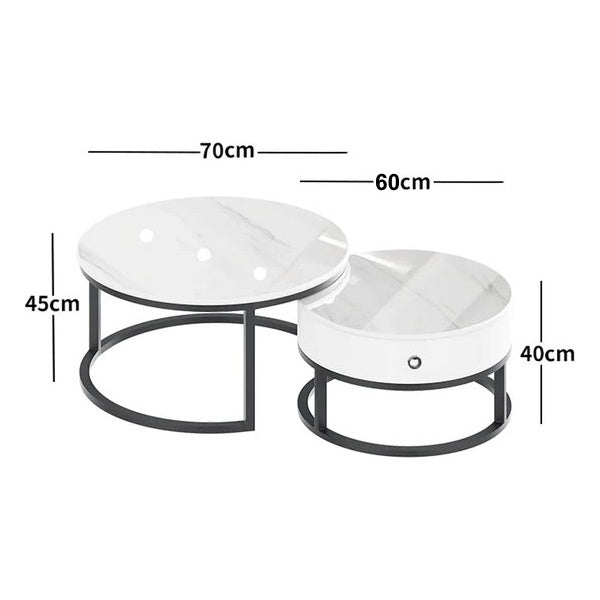 Venus Series | Luxe Salontafels – Mystic White