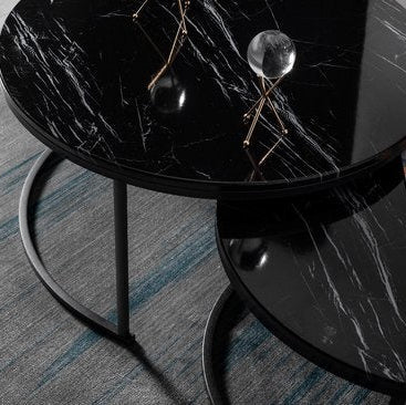 Luxe Salontafels | Marquana Black - Set van 2