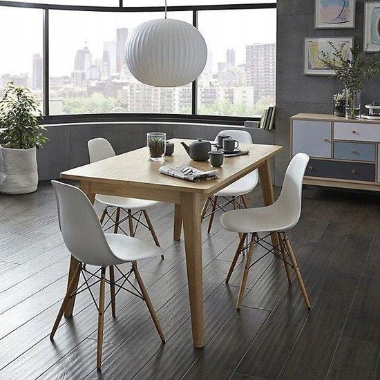 Vista Eetkamerstoelen | Wit - Set van 4