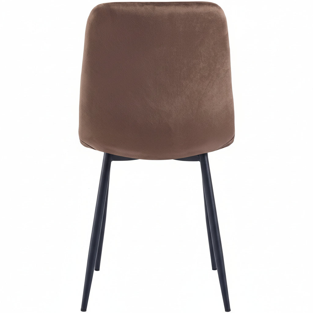 Rubi | Velvet – Bruin Cognac - Set van 4