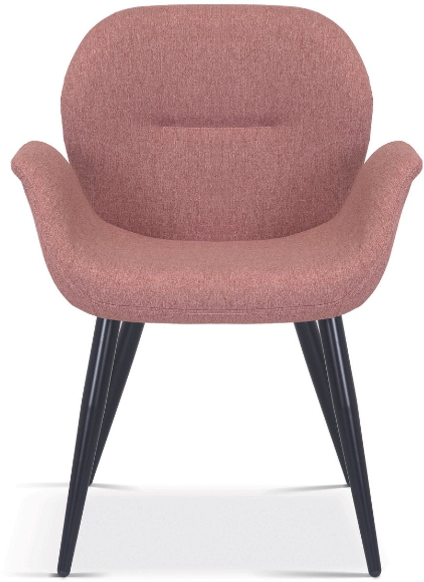 Elara Rose – Roze– Comfortabel – Moderne Stoffen Kuipstoel