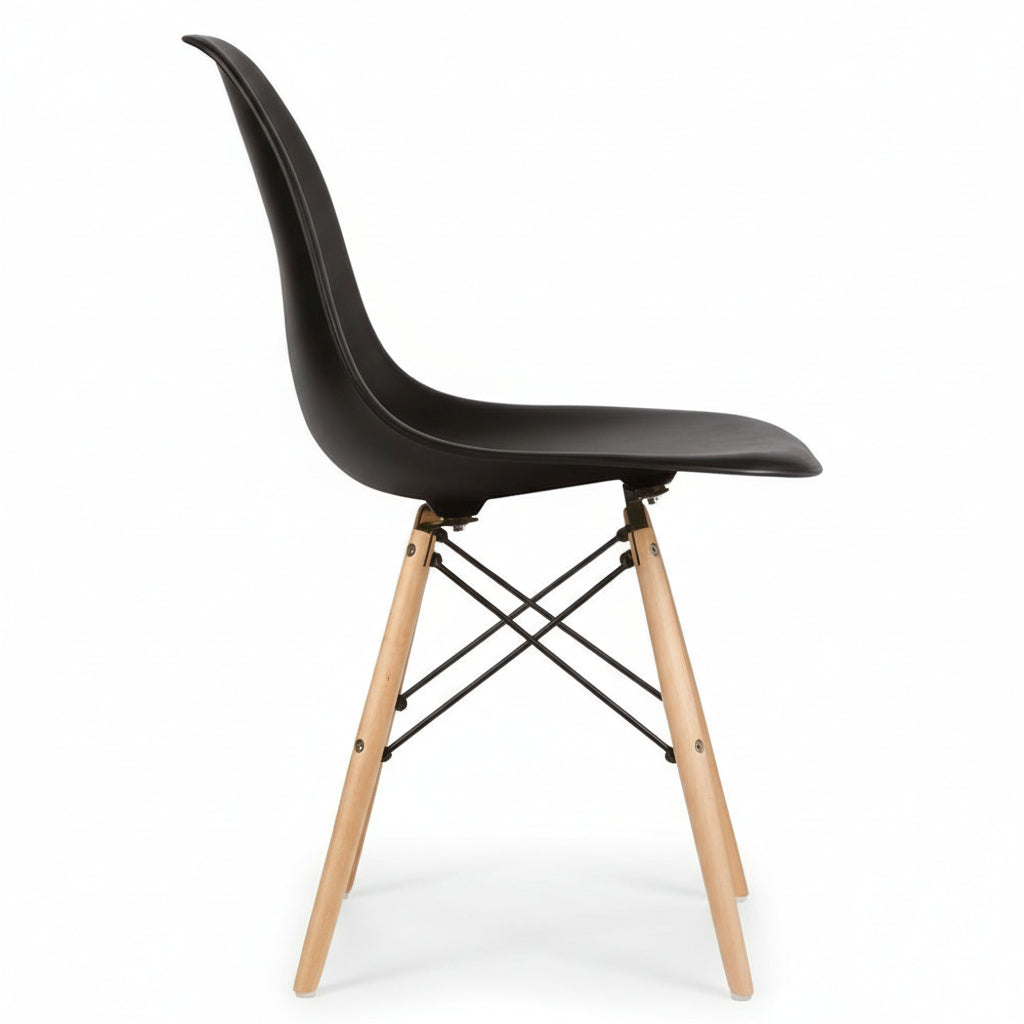 Vista Eetkamerstoelen | Zwart - Set van 4