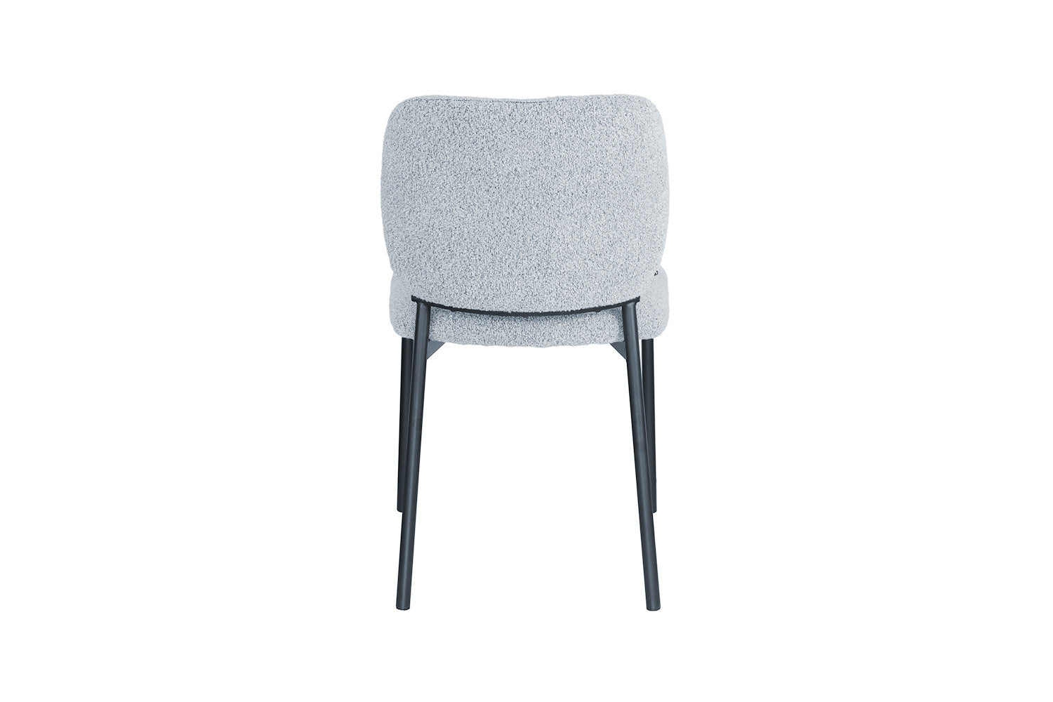 Liora Mist | Moderne Eetkamerstoel - Met stoffen bekleding – Lichtgrijs