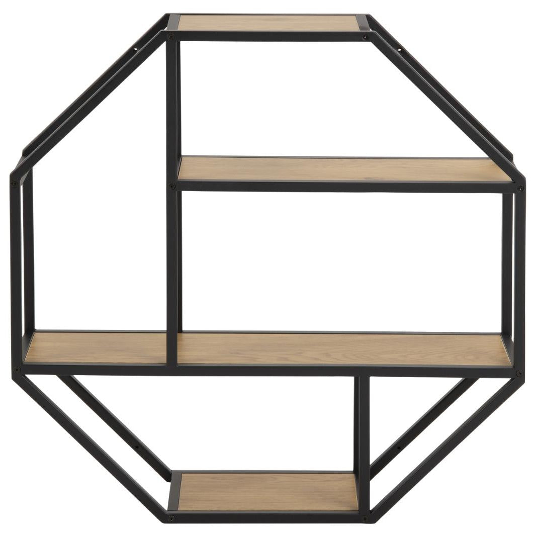 Octa Oak | Wandrek 77 CM – Achthoekig - Hout
