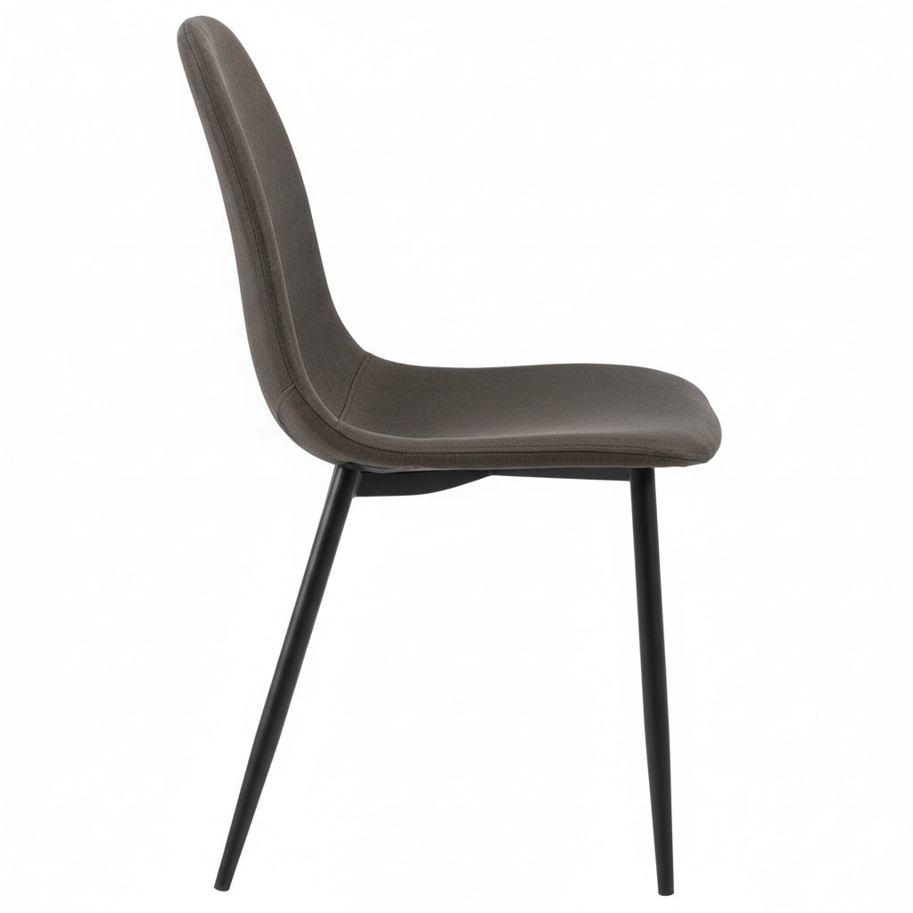 Silvara | Eetkamerstoelen – Set van 4 – Zwart