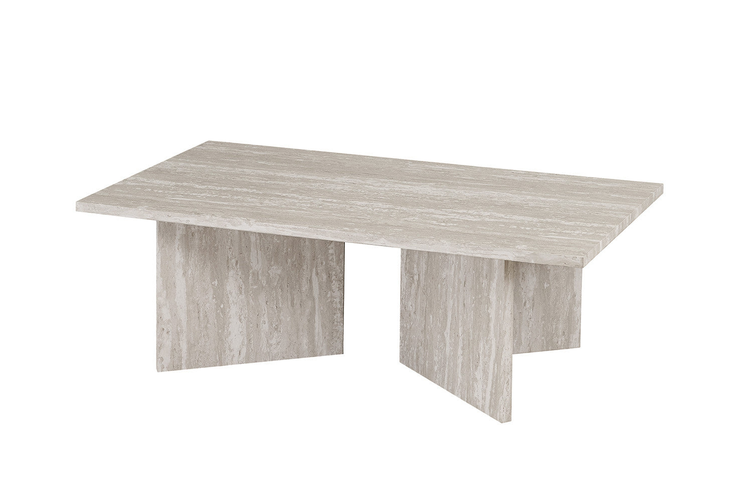 NEW - Salontafel 'Litar' Decor Travertin Grijs