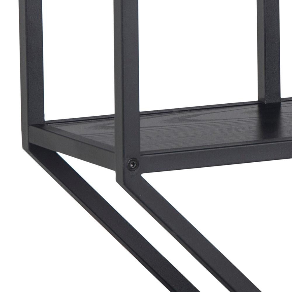 Octa Noir | Wandrek 77 CM – Achthoekig - Zwart