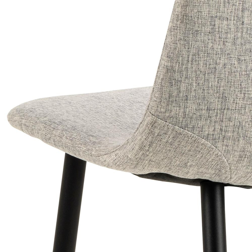 Silvara | Eetkamerstoelen – Set van 4 – Lichtgrijs