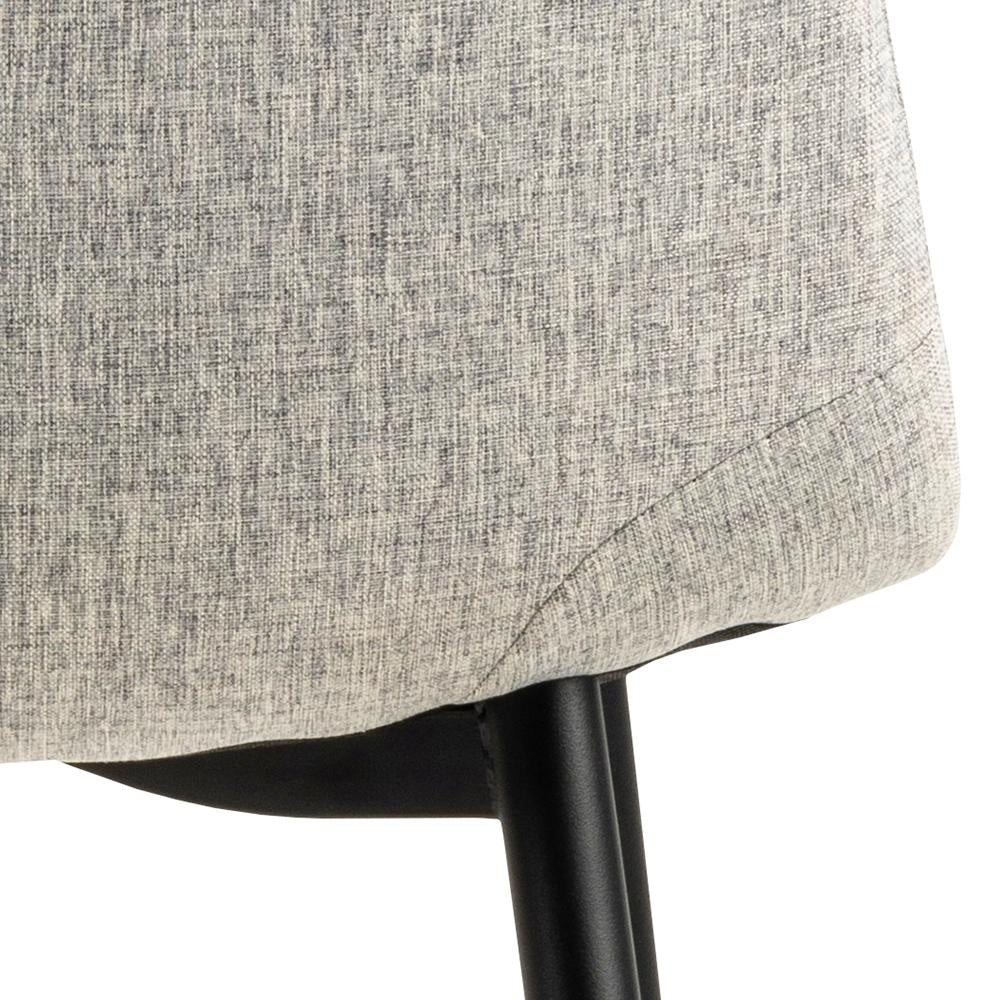 Silvara | Eetkamerstoelen – Set van 4 – Lichtgrijs