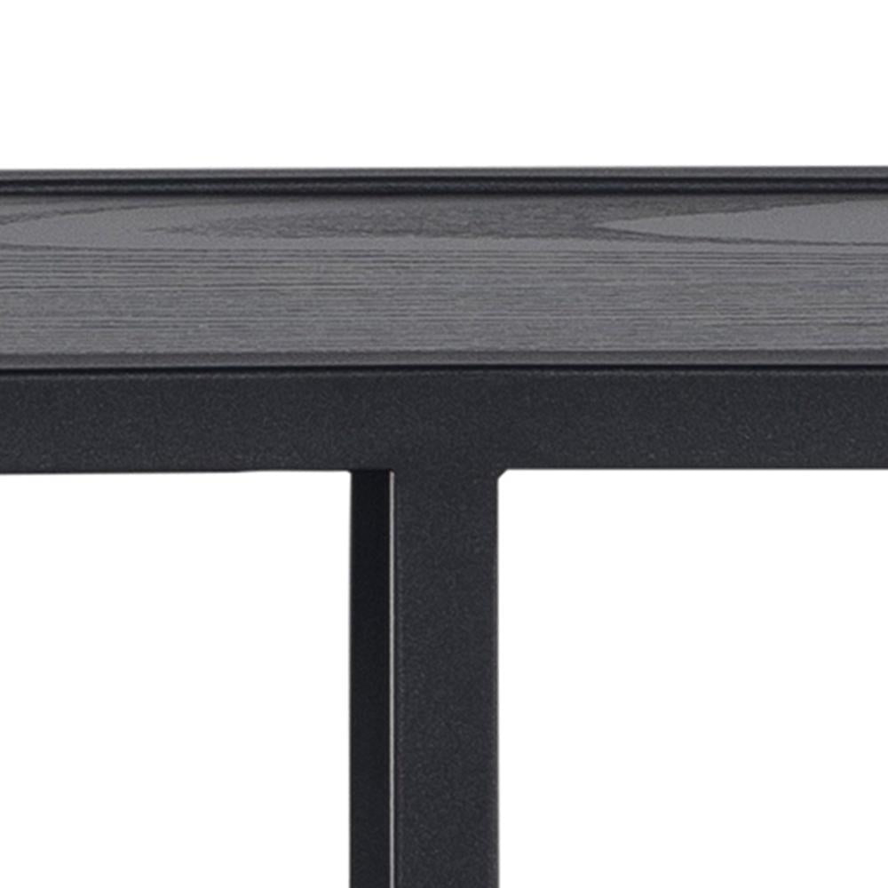 Octa Noir | Wandrek 77 CM – Achthoekig - Zwart