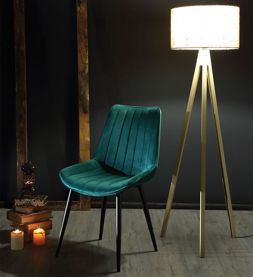 Venus Forest Green | Velvet - Set van 4