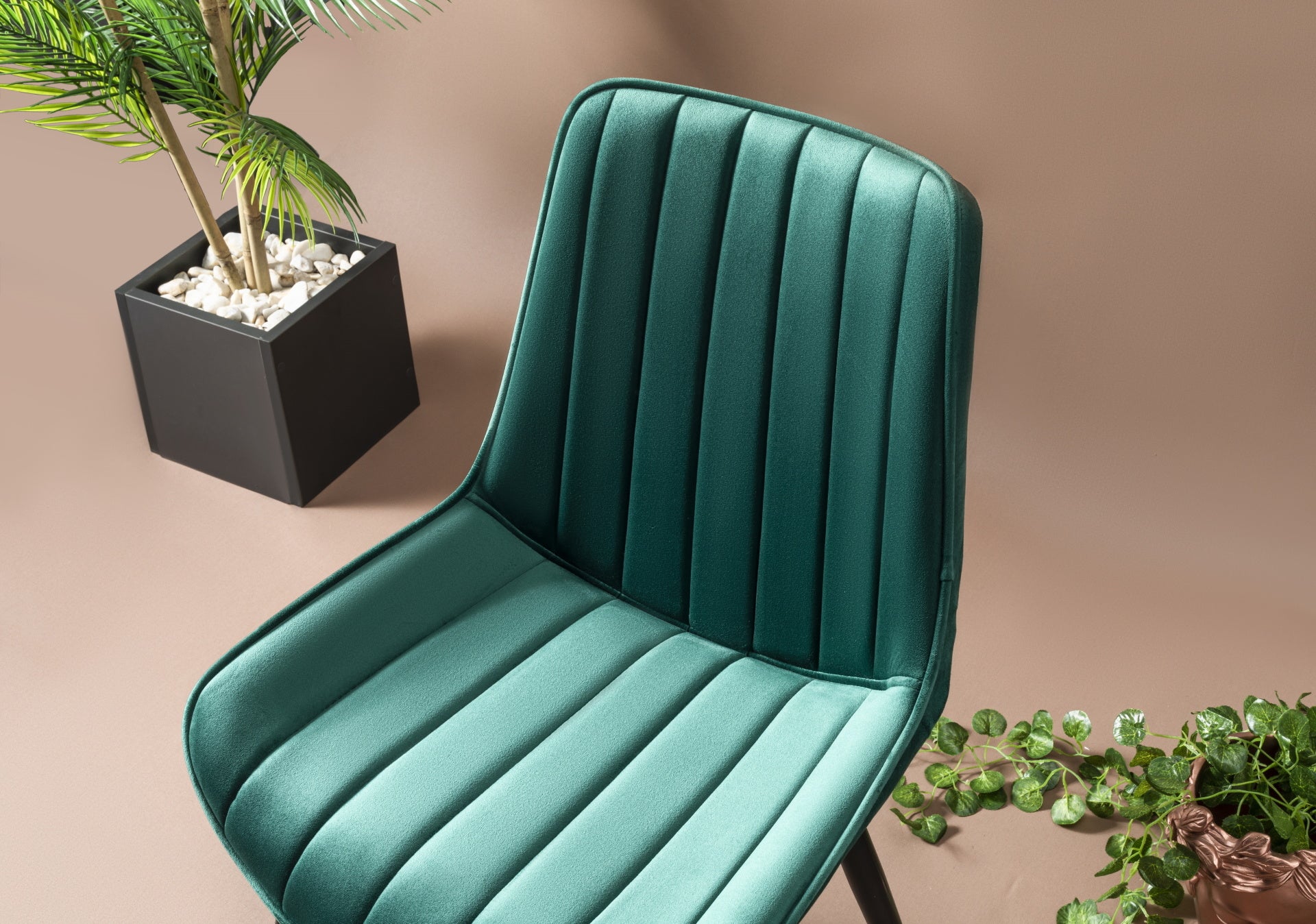 Venus Forest Green | Velvet - Set van 4