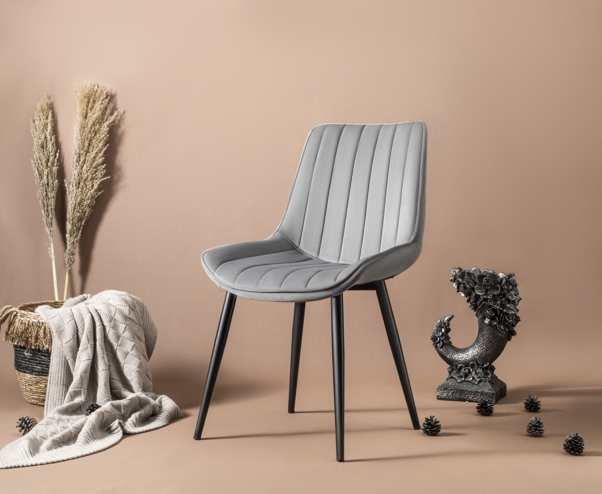 Venus Space Gray | Velvet - Set van 4