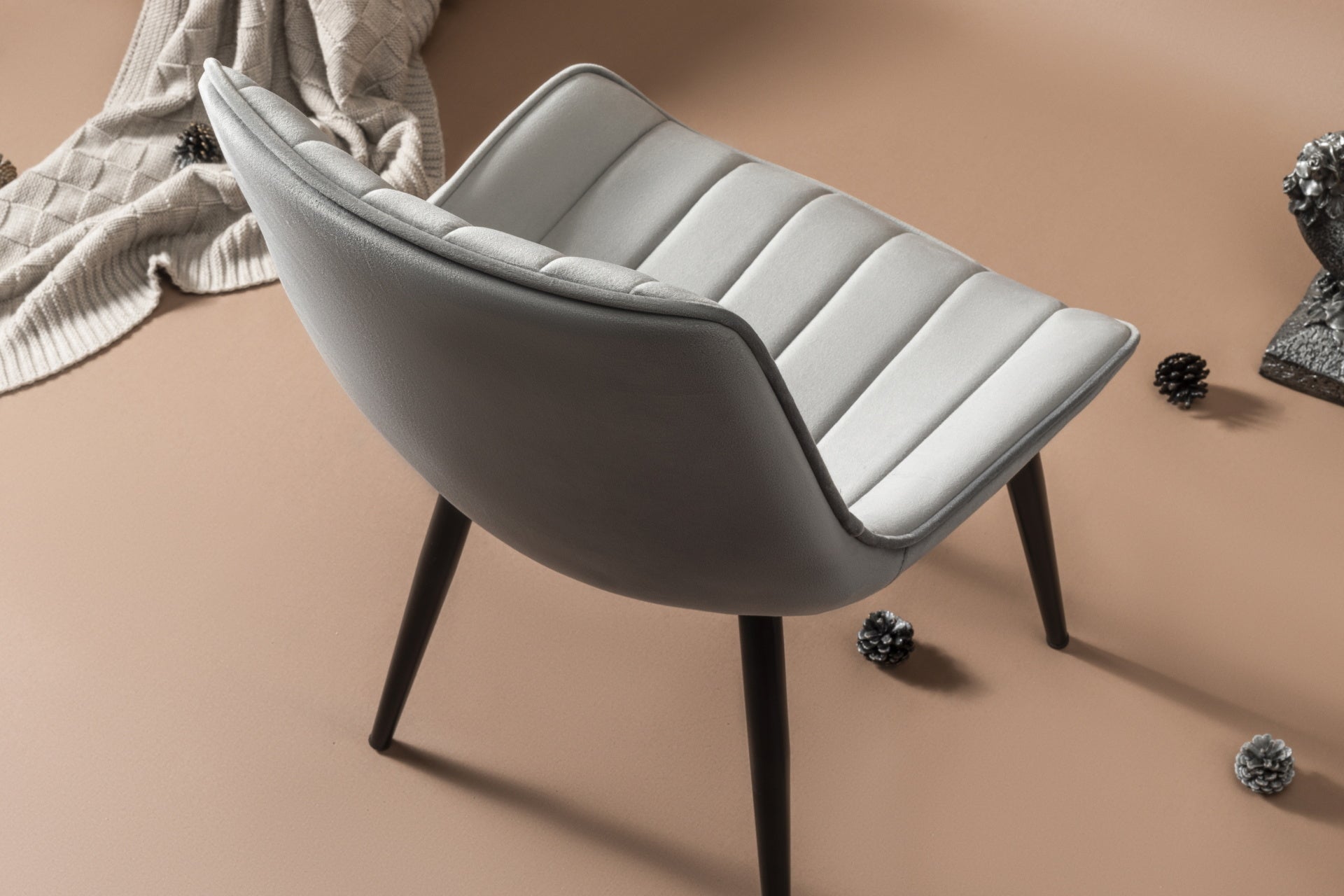 Venus Space Gray | Velvet - Set van 4