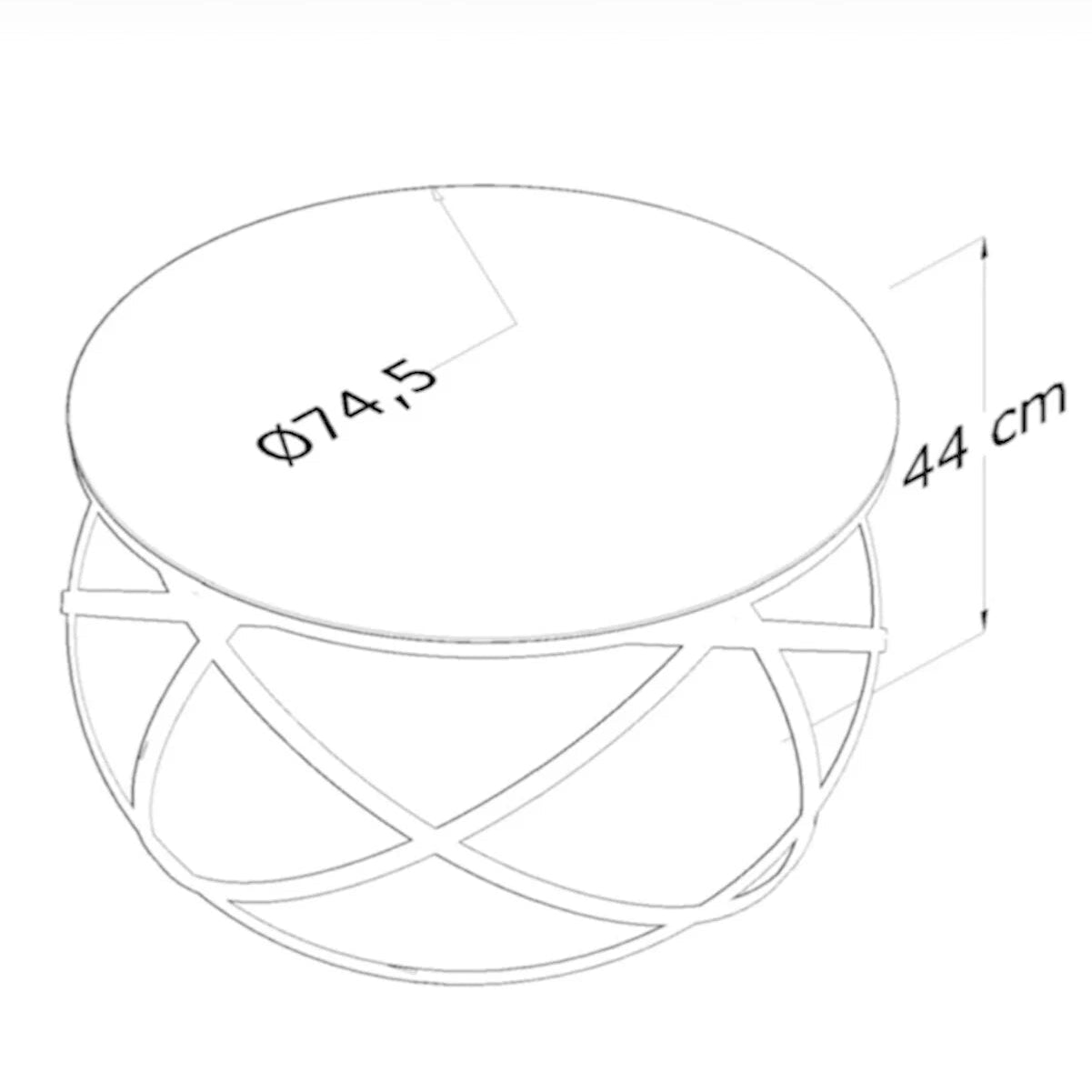 Luxe Salontafel | Shadow Gold